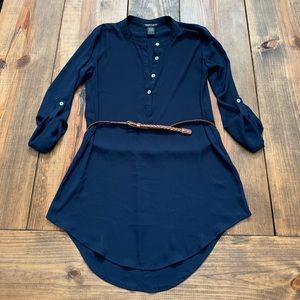 SOLD - Junior’s Mid-sleeve Blouse w/ Belt